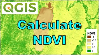 QGIS Remote Sensing  Calculate NDVI [upl. by Howe590]