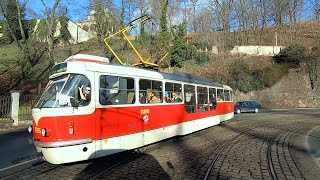 Drivers Eye View  Prague Tram Tour with a very special Tatra T3 Coupé tram [upl. by Pardo]