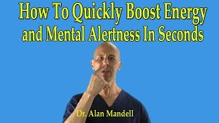 How To Quickly Boost Instant Energy and Mental Alertness in Seconds Chinese Point  Dr Mandell [upl. by Kallista]