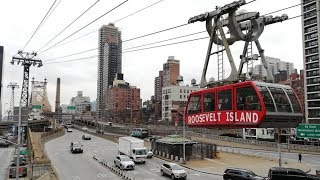 Riding The Roosevelt Island Tramway In New York City [upl. by Zeeba798]