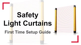 Safety Light Curtains KEYENCE GLR Series  First Time Setup Guide [upl. by Leland]