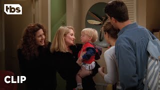 Friends Ross and Rachel Hear Ben Say his First Word Season 2 Clip  TBS [upl. by Naanac]