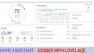 Adding the Ecobee Smart Thermostat to Home Assistant and Lovelace [upl. by Gonta]