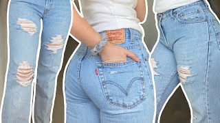 How to DistressRip Jeans Professionally [upl. by Bromley]