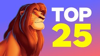 Top 25 Best Disney Animated Movies [upl. by Dionne]