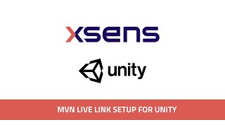 Xsens Tutorial Streaming into Unity [upl. by Kablesh]