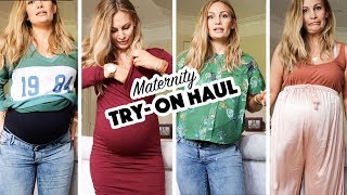 Maternity Fashion TryOn Haul  ASOS [upl. by Eskill]