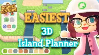 The EASIEST 3D Island Planner For Designing Your Animal Crossing New Horizons Island [upl. by Sihunn621]