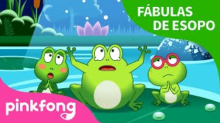 Las Ranas que Deseaban un Rey  Fábulas de Esopo  Pinkfong Cuentos Infantiles [upl. by Merc]