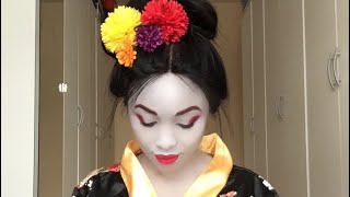 Geisha Makeup Transformation [upl. by Eerehs]