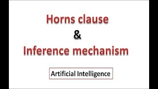 Horn clause in artificial intelligence with exampleHindi21 [upl. by Ybba]