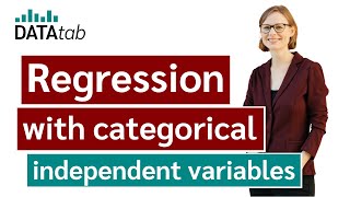 Regression with categorical independent variables [upl. by Molli]