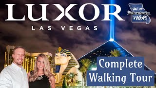 Luxor Las Vegas  Complete Walkthrough Tour 2022 [upl. by Aveline]