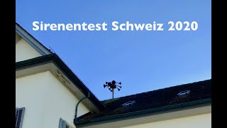 Sirenentest Schweiz 2020  KTG10  In schlechtem Zustand und am Ende ihrer Lebensdauer [upl. by Aubreir]