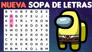 Sopa de Letras AMONG US  Juegos Visuales  MENTE MAESTRA [upl. by Welford]