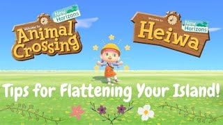 How to Restart your Island WITHOUT Restarting Tips for Flattening your Island  animal crossing 🍃 [upl. by Eiderf]