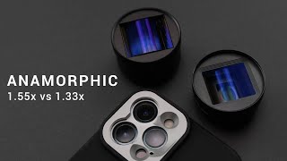 Anamorphic 155x vs 133x Lens Comparison  SANDMARC [upl. by Elo]