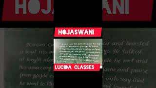 Beautiful LUCIDA HANDWRITING paragraph [upl. by Hooke857]