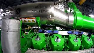 The MOST AMAZING Features of the GE Jenbacher 6000HP V12 Engine [upl. by Albion]