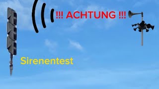 Achtung Sirenentest  2024 [upl. by Rutherfurd]