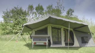 2018 Campooz Lazy Jack trailer tent review Camping amp Caravanning [upl. by Menon]