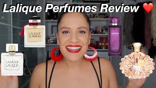 Lalique Perfumes Review [upl. by Retxab]