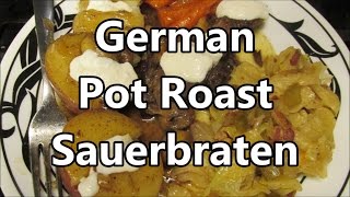 How to cook German Sauerbraten  Crock Pot Friendly [upl. by Yahska936]