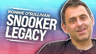 Ronnie OSullivan Talks Snooker Legacy  Overcoming Depression  Becoming The Greatest of All Time [upl. by Cally369]