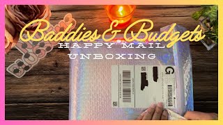 Baddies amp Budgets Happy Mail Unboxing 📫💕 [upl. by Merline]