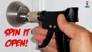 How To Spin Open a Deadbolt Lock [upl. by Kopaz]