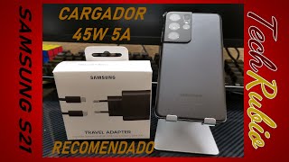 CARGADOR PARA SAMSUNG GALAXY S22 PLUS  ULTRA RECOMENDADO TECHRUBIO [upl. by Ornas133]