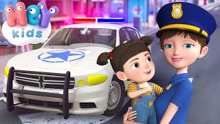 Полицейска Кола 🚔 Детски Песни  HeyKids [upl. by Biernat114]