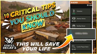 TEN State Of Decay 2 Tips amp Tricks That YOU NEED To Know In 2022 [upl. by Sad]