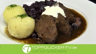 Original Sächsischer Sauerbraten traditionell zubereitetTopfguckerTV [upl. by Willing]