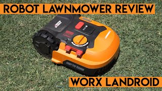 WORX LANDROID REVIEW A robot lawnmower really does work [upl. by Hanoy]